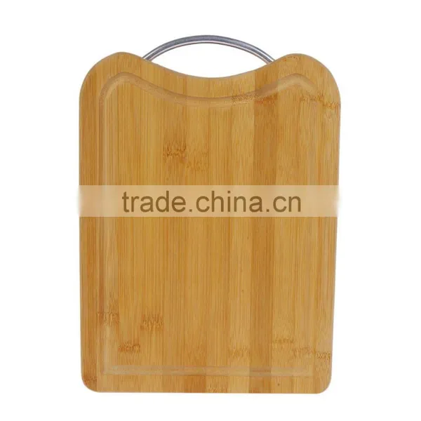 Extra Large Bamboo Cutting Board Thick Strong Bamboo Wood Cutting Board With Drip Groove With Handle photo-3