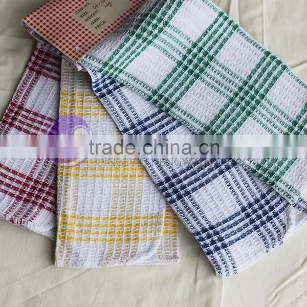 Cheap Wholesale 100% Cotton Waffle Kitchen Towels photo-3