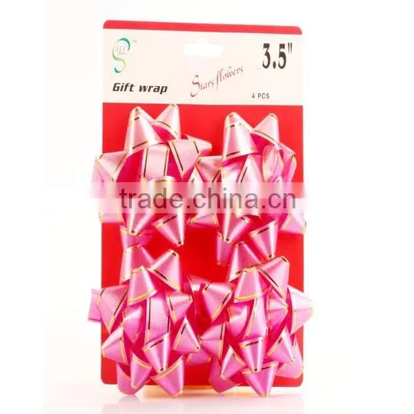 Various Color for Gift Packing Festival Decoration Star Ribbon Bow Pre-made Bow photo-5