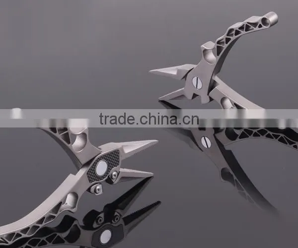 Wholesale Titanium Fishing Pliers18.5cm ILURE Fishing Accessory photo-6