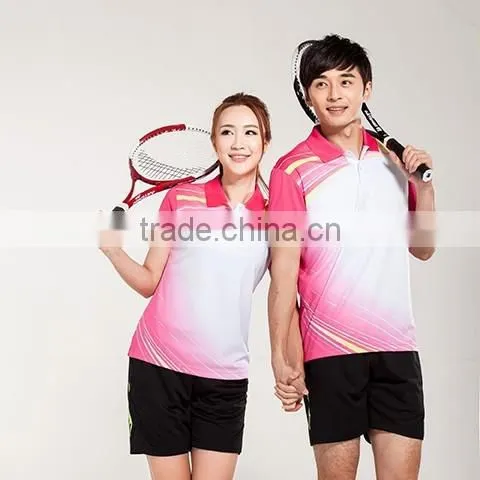 2015 Jersey T-shirt With Collar in Wholesale Price,Unisex Sexy Tennis Uniforms photo-2