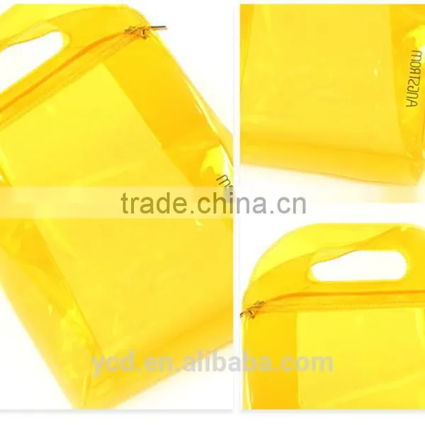 YCD Yellow PVC Packing Tote Bag photo-2