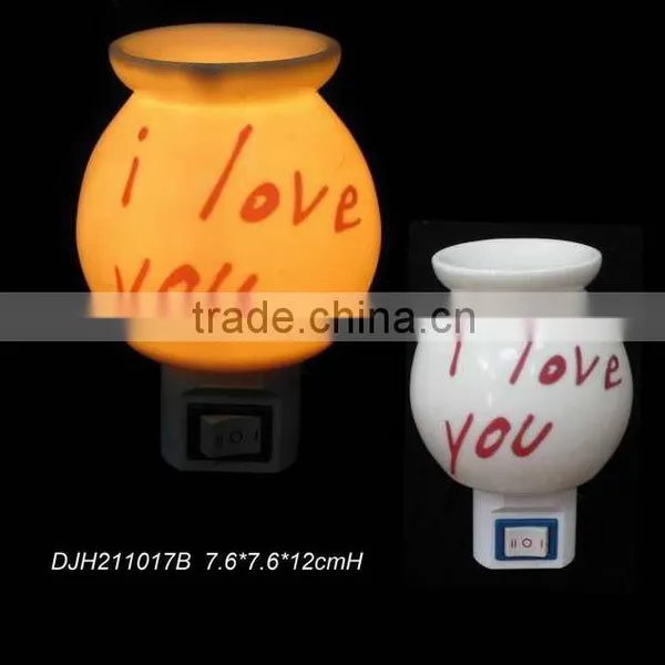 QiHe Plug in Scented Fragrance Oil Tart Warmer Burner Night Light photo-2