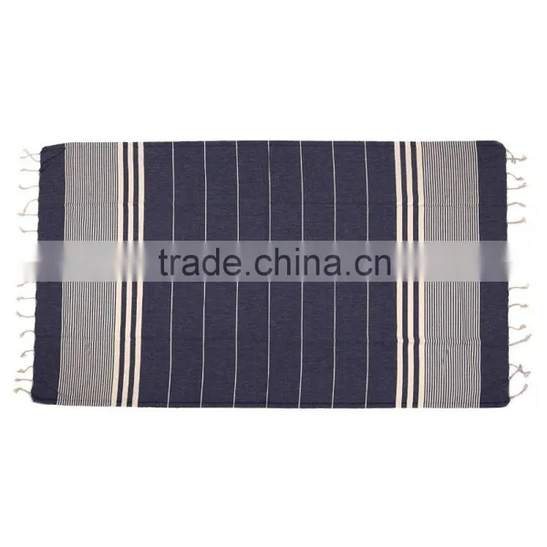 Hot Sale Super Soft Cotton Beach Towel Strip Cotton Beach Towel Yarn Dyed Beach Towel photo-2