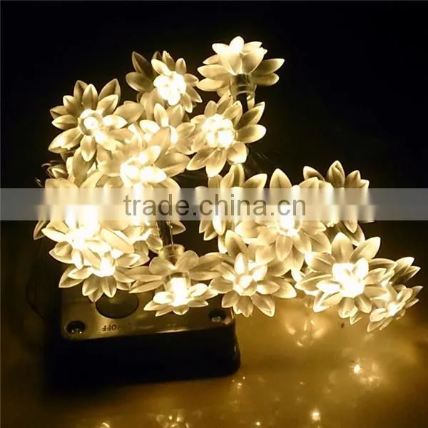 LED Solar String Lights With Lotus Led Christmas Decoration Light photo-4