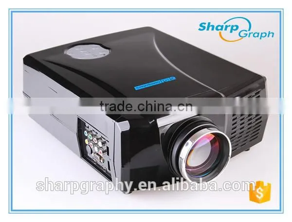 Online Shopping 2800 Lumens Full HD LED 3D Micro Hologram Professional Home Theatre Projector LX768 photo-6