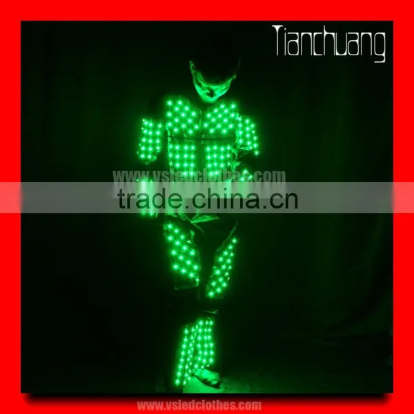 Belly LED Light Dance Suits