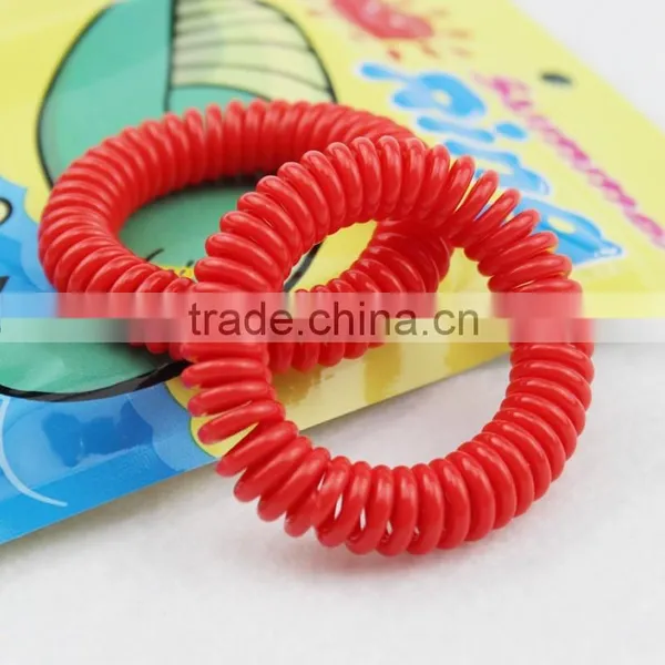Summer Ring EVA Spiral Telephone Wires Mosquito Repellent Bracelets Band