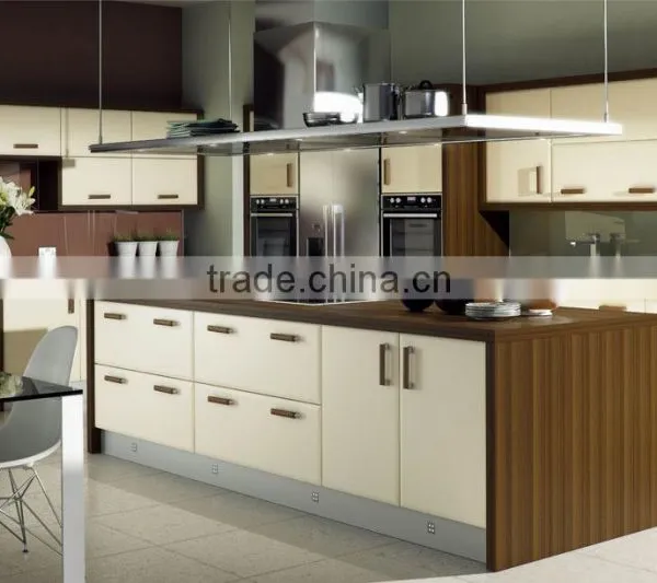 2016 Hot Selling Laminate Kitchen Cabinet Wall Unit and Base Unit With Good Price photo-2