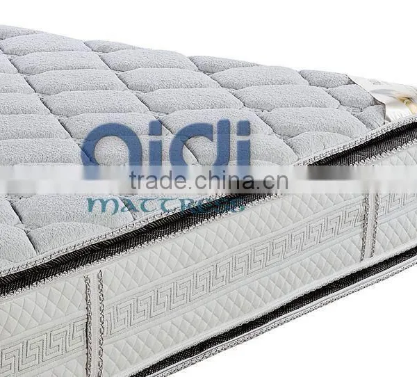 5-Star Hotel Comfortable Pillow Top Pocket Spring High Density Foam Mattress With Elegance AG-1301 photo-5
