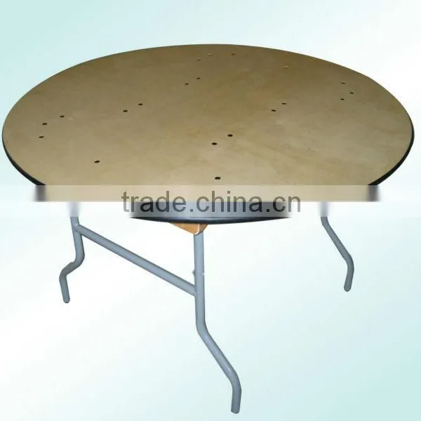 Used 150cm Wood Round Wedding Table For Rental photo-5