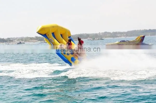 2016 Funny Commercial Inflatable Water Toys, Inflatable Fly Fish,Flying Fish Boat photo-2