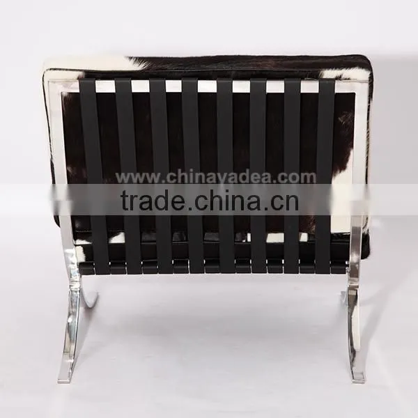 Cowhide Barcelona Chair for Living Room photo-6