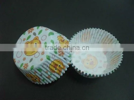 Tiger Design Paper Muffin Baking Cups for Baby Showers