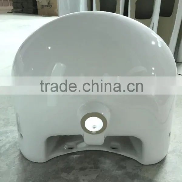 Sanitary Ware Art Basin Ceramic Basin With Pedestal Single Hole Wash Basin Cheap Bathroom Basin P001 photo-5