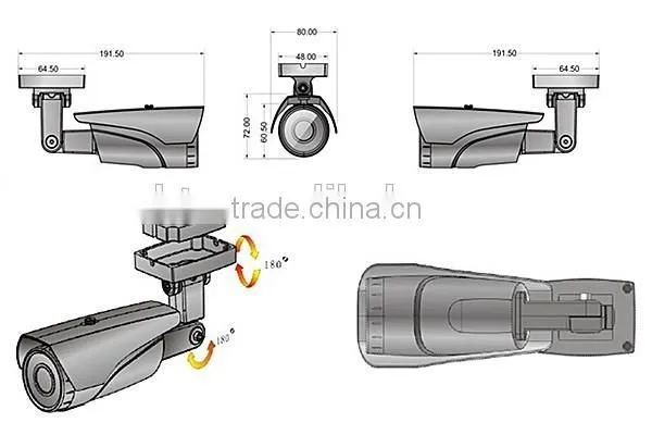 Cheap hd 720p Outdoor P2p Onvif Bullet Cctv ip Camera photo-5