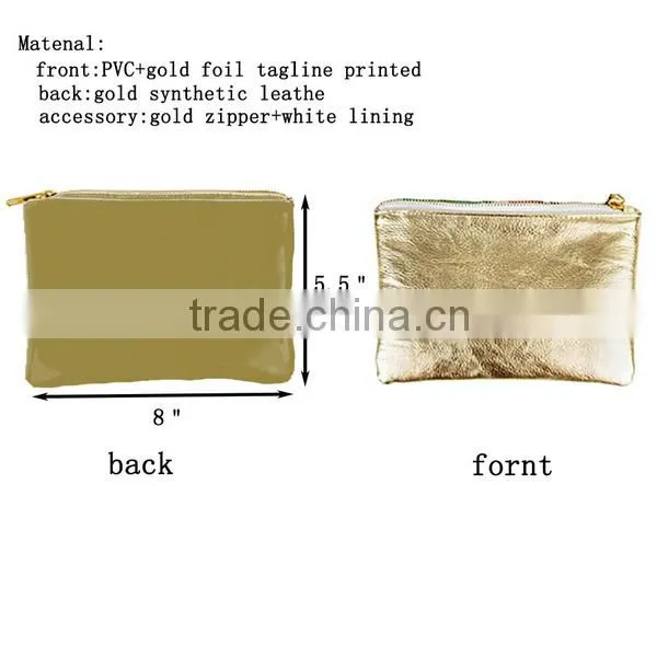 Custom Zipper Pouches Custom Pouches Gold Zipper Pouches photo-6