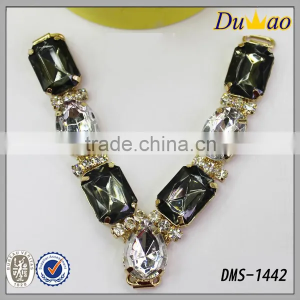 Fashion Crystal Rhinestones Glass Stones Woman Shoe Heel Accessories for Shoe photo-2