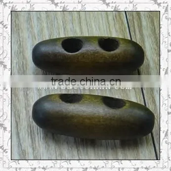 Fashion Made of Wood Imitation Horn Button photo-2