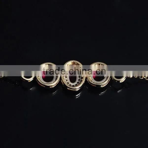 Hot-selling 925 Silver Link Bracelet Zircon Bracelet photo-2