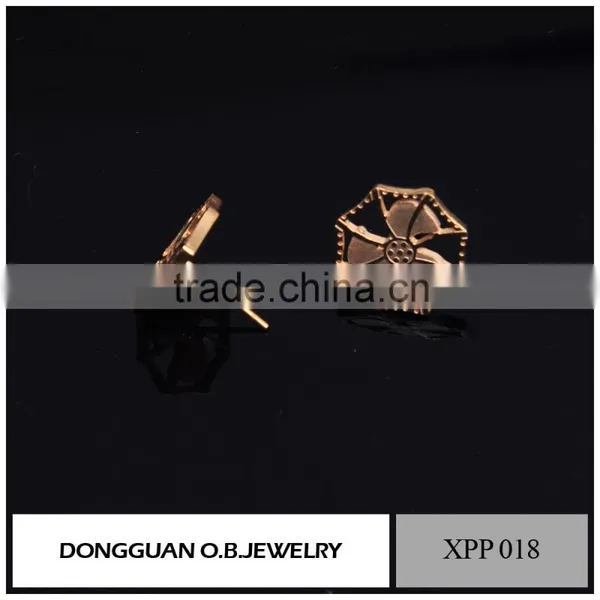 Fashion Luckly Four Leaf Clover Earrings With Colorful Crystal Earrings for Grils photo-5