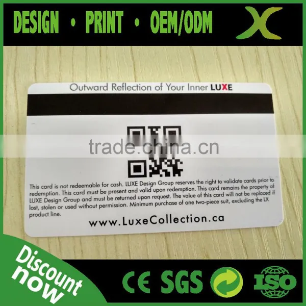 Free Design~~!! Best PVC Material PVC Discounted Card/ Pvc Card With Magnetic Stripe photo-2
