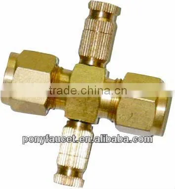 High Quality Taiwan Made Brass Misting Fogging System Pipe Fitting