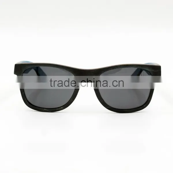 Thin 4 Layers Skateboard Wood Sunglasses Customized Color Option photo-2