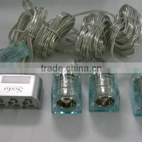 1 to 3 Cigarette Socket With Switch