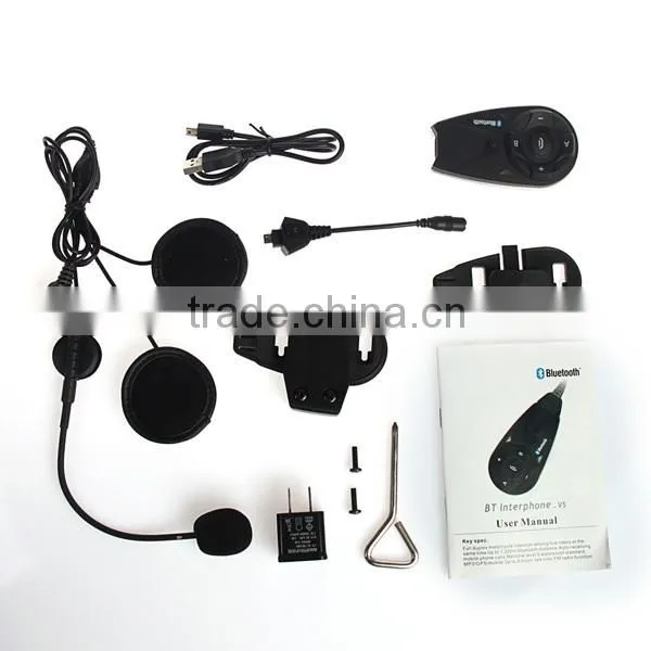 1200 Meters Bluetooth Intercom for Motorcycle bt Interphone photo-2