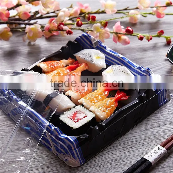 KW-0011FG-B Printed Plastic Container,Container With Transparent Cover, Food Plastic Container photo-2
