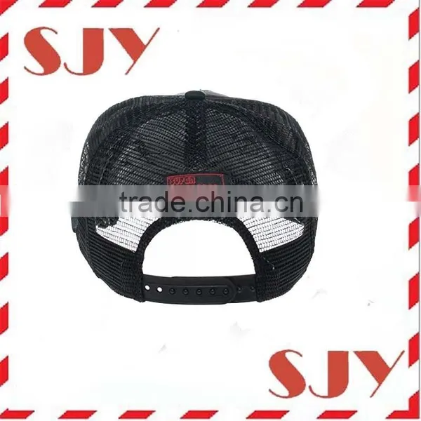 Adjustable Adult Size Custom Trucker Mesh Snapback Hat Cap photo-3