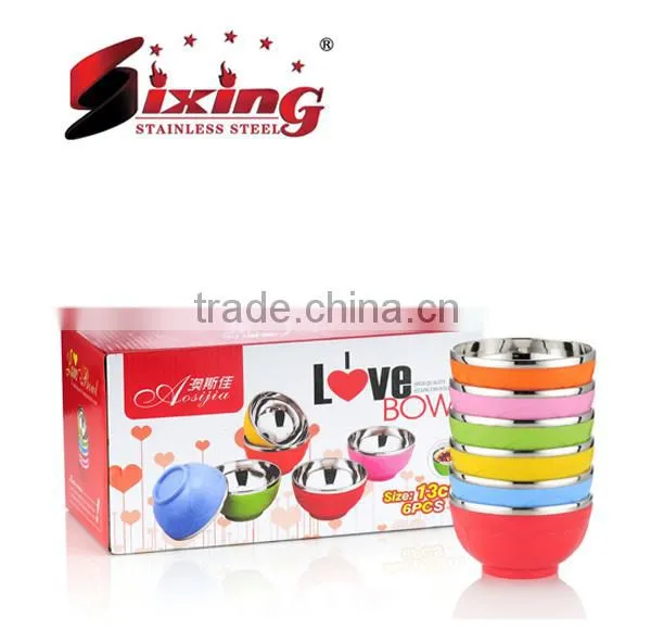 Hot Sale Stainless Steel Mixing Bowl / Salad Bowl Set