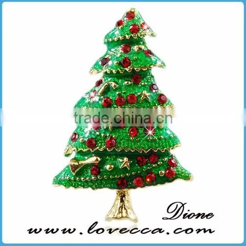 China Guangzhou Manufacturer Wholesale XMAS Fashion Rhinestone Brooch photo-4