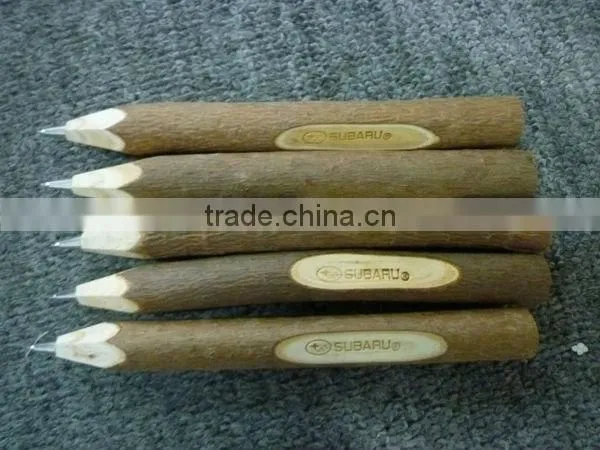 Nature wood branch pencil