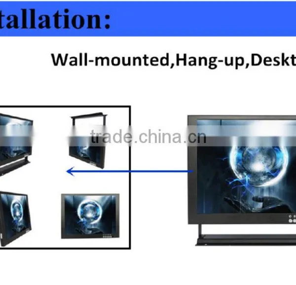Wall Mount/Desktop/Roof 7" Car TFT LED Monitor With BNC/HDMI/AV Input photo-2