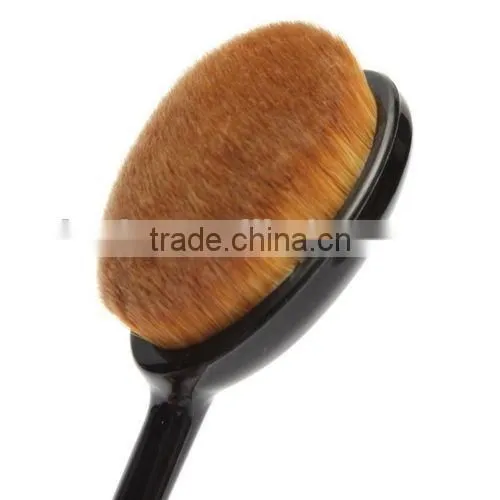 Oval Makeup 90 Degree Bend Brush Cosmetic Foundation Cream Face Powder Blush Makeup Tool Toothbrush Curve photo-2