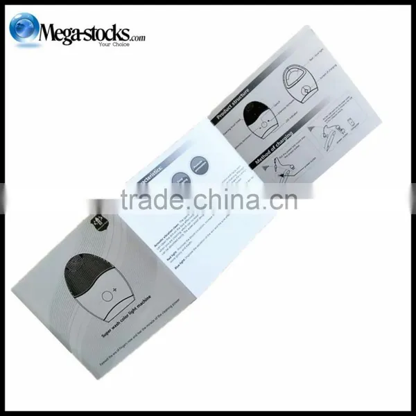 LED Light Vibration Face Soft Slicon Brush/Bubble-free Cleansing Gel photo-5
