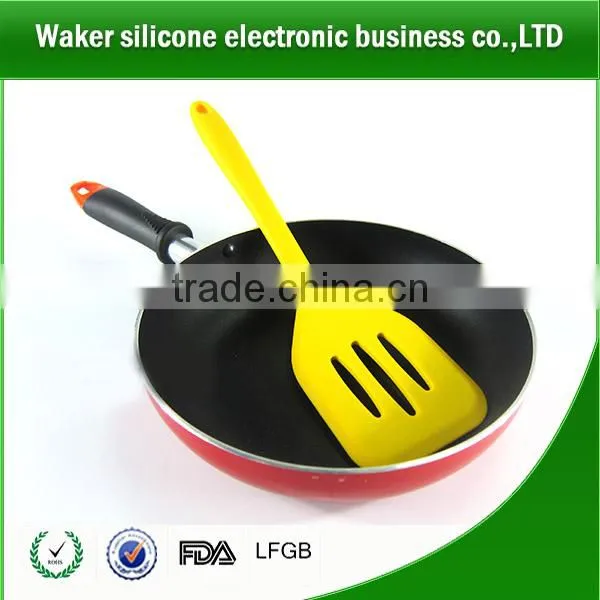 FDA Wholesale Colorful Silicone Leakage Shovel, Plastic Slotted Spatula&spoon Silicone Spatula Silicone Spetula for Kitchenware photo-4