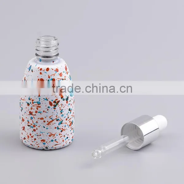 Top Quatity Empty Aluminum Dropper Cap Essential Oil Bottles Glass Bottle photo-2