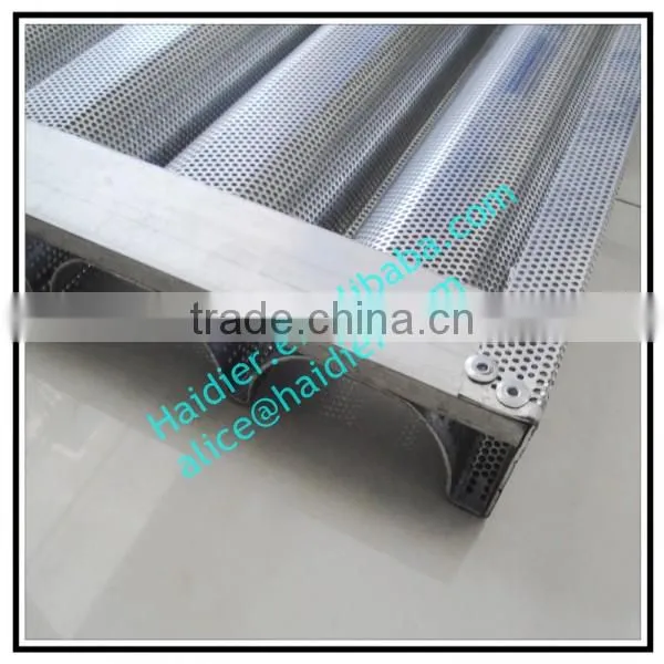 Aluminum Alloy Perforated 5 Grooves Teflon French Baking Pan/french Baguette Tray for Oven photo-5