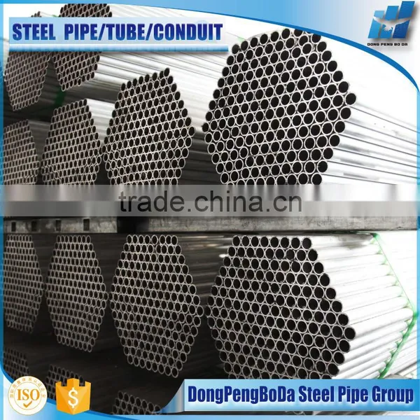 23.4mm Welded Pre Galvanzied 60GSM Round Steel Pipes photo-2
