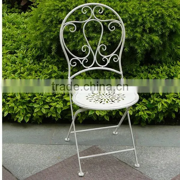 Vintage Folding Garden Table And Chair photo-2