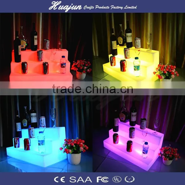 Color Changing Plastic Wine Display Rack photo-5