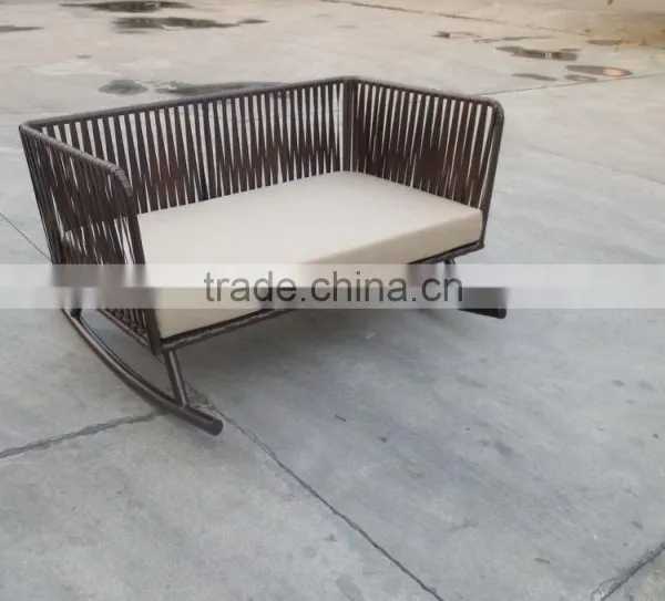 Relax Rattan Rocking Lounger Sofa Chair photo-5