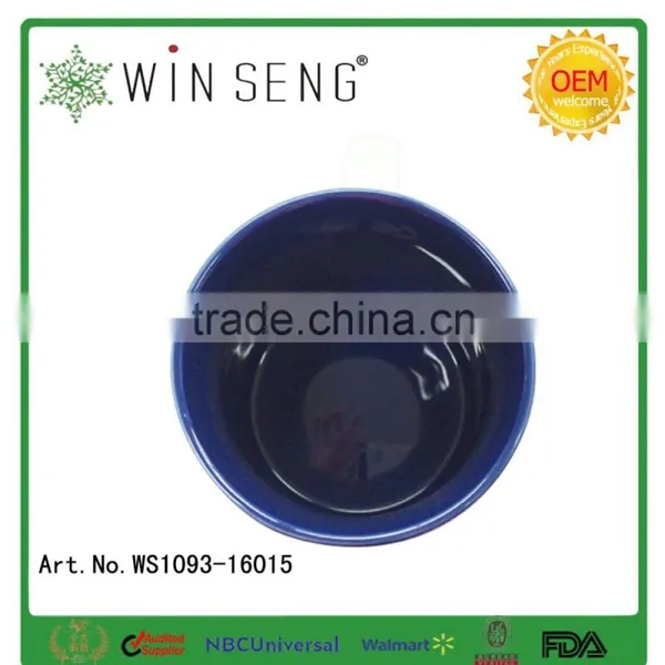 Porcelain White/blue Glazed Mug photo-6