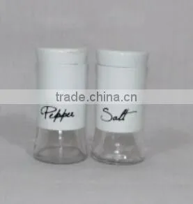 2 Pieces Mat Shinning Stainless Steel Coated Glass Spice Set Wholesale Online photo-2
