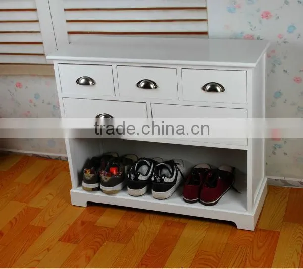 Fashion Wooden Shoes Cabinet photo-3