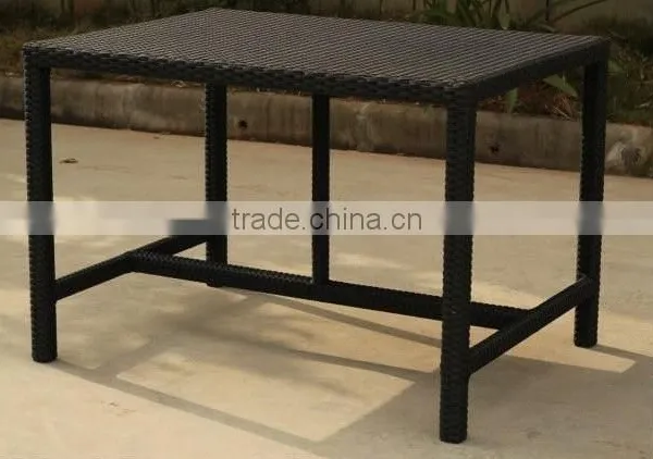 Aluminum Frame Rattan Table and Chair Dining Set for Garden photo-6