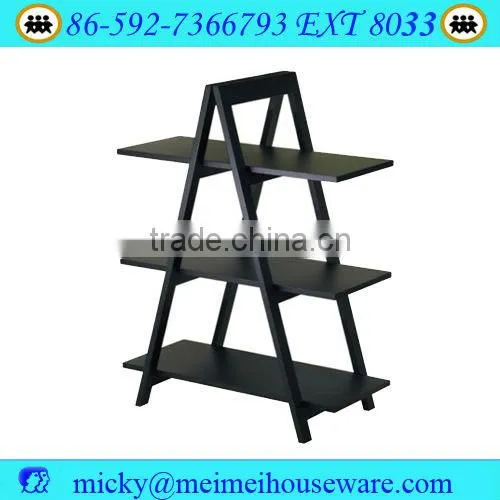 Antique Wooden Corner Triangle Bookcase Ladder Bookcase photo-2